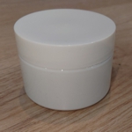 Баночка для крема 100 мл пластиковая со вкладышем белая Баночка для крема 100 мл пластиковая со вкладышем белая